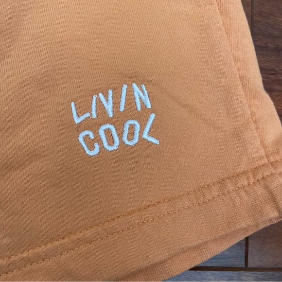 NWT LIVIN COOL ORANGE ATHLETIC SHORTS SZ SMALL S - Picture 5 of 5